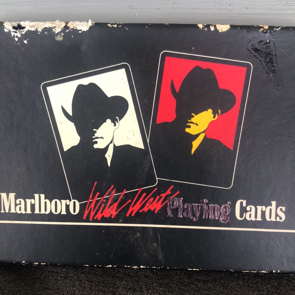 Marlboro Wild West Playing Cards Made in France